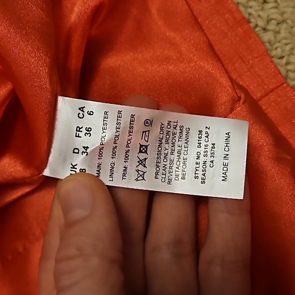 Jacques Vert half blazer Coral Pink - Picture 4 of 4